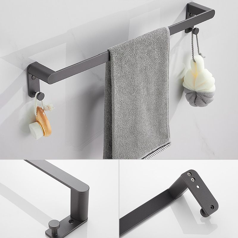 Modern Grey Bathroom Accessory As Individual Or As a Set in Metal