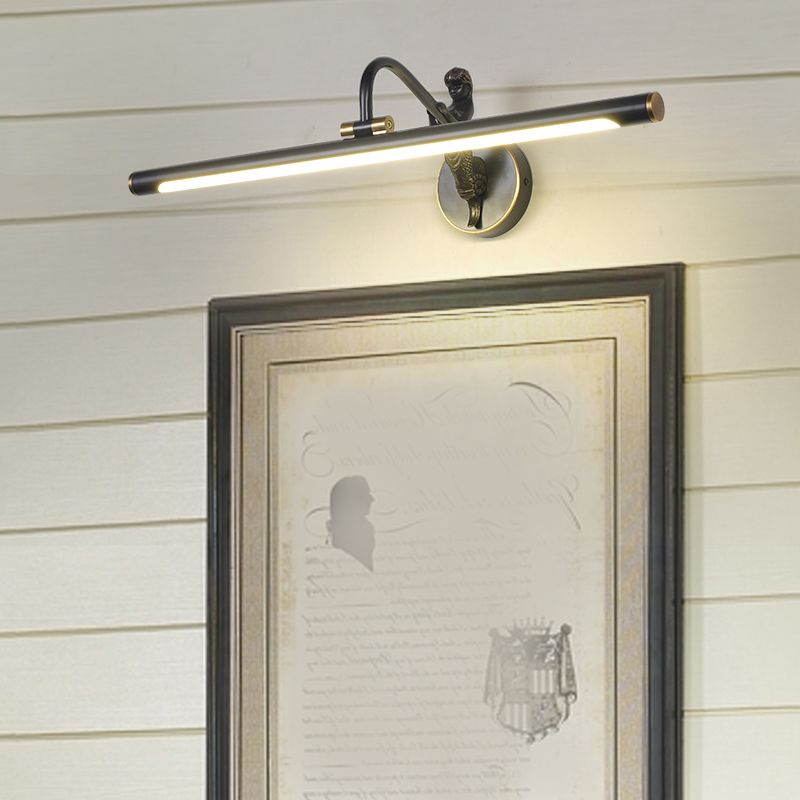 Moderne minimalistische stijl buizen ijdelheid muur verlichtingsarmaturen koper 1 licht wand gemonteerde ijdelheid lichten voor badkamer