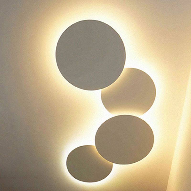 Apparecchi di illuminazione a parete per eclissi solare creativa per soggiorno per soggiorno per soggiorno