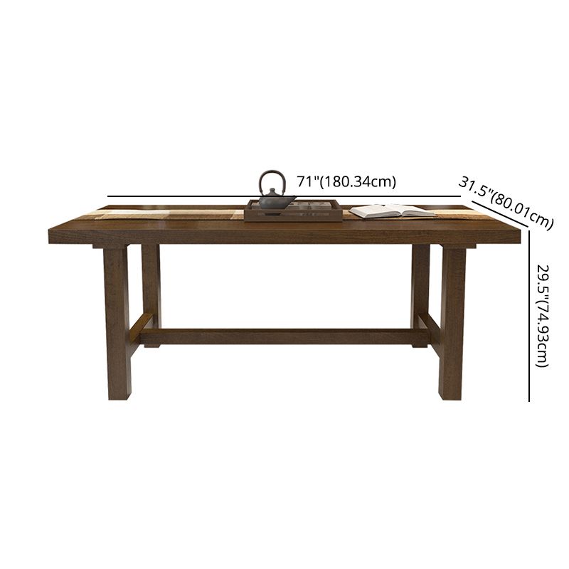 Farmhouse Style Kitchen Sintered Stone Furniture of Standard Height Formal Dining Room Table Set