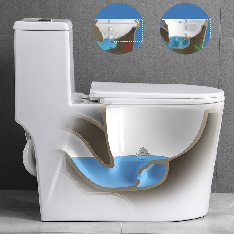 Traditional All-In-One Toilet Bowl Floor Mount Urine Toilet for Washroom