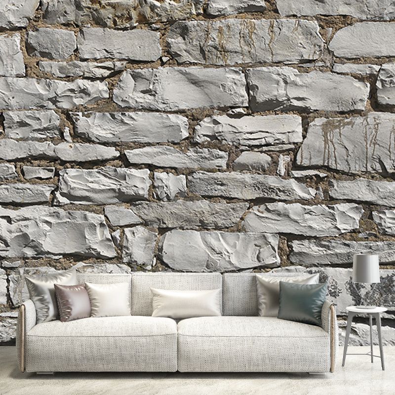 Brick Wall Mural Industrial Wallpaper Horizontal Photography Living Room Wall Covering