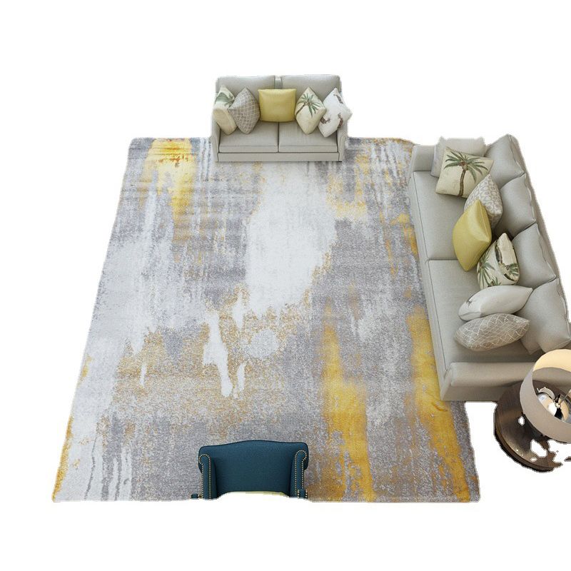 Modern Carpet Abstract Pattern Area Rug Stain Resistant Rug for Sitting Room