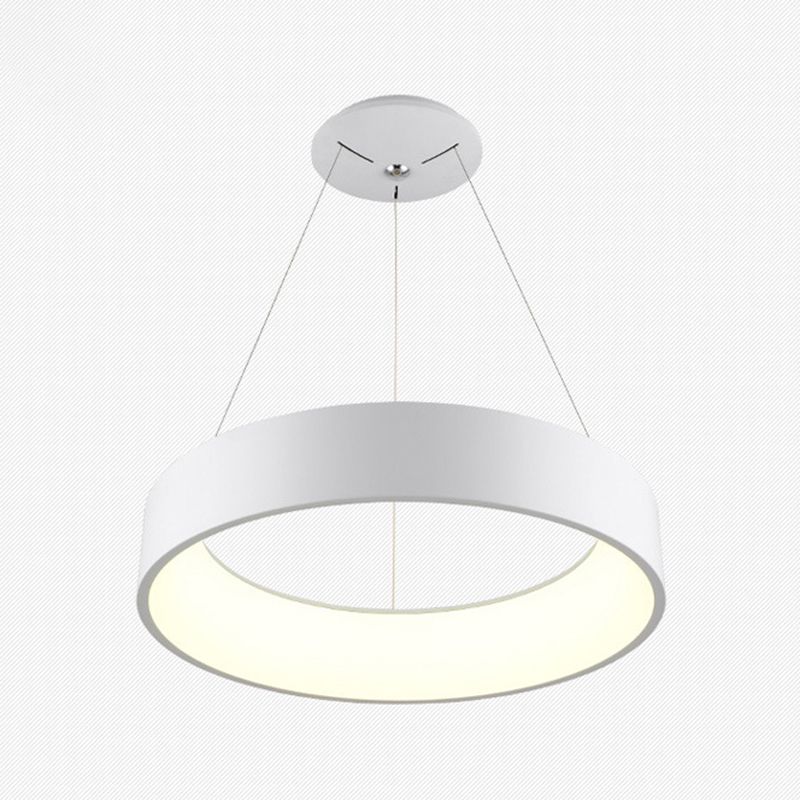 Modern de lámparas de colgante de colgante de estilo minimalista de estilo acrílico colgante de techo acrílico para sala de estar