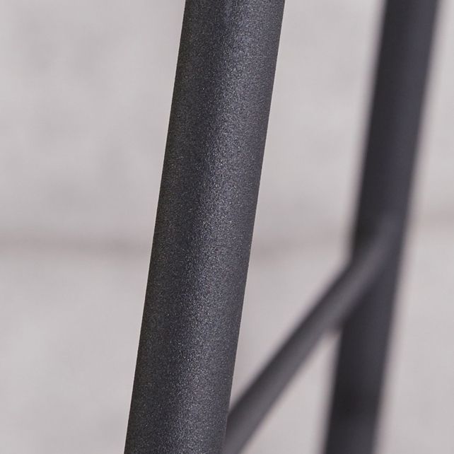 Modern Low Back Bar-stool PU Leather Bar Stool with Metal Legs