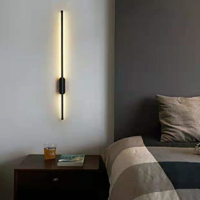 Metal Linear Wall Sconces Contemporary Style 1 Light Wall Light Fixture