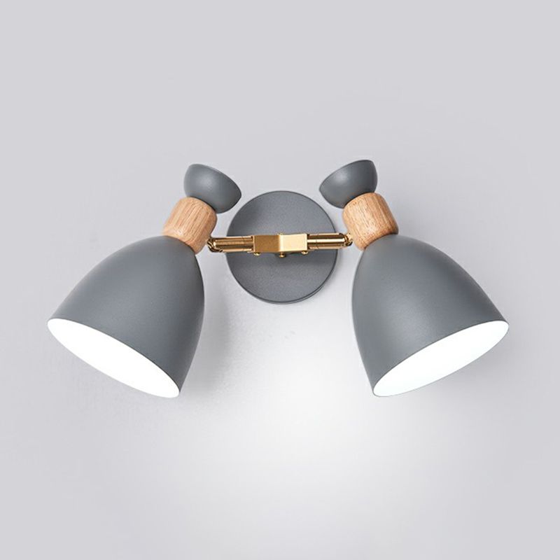 Nordique LECTER LECTURE DE LECTURE NORDIQUE LETURE MUR MURS AVEC DE L'OBEIE MÉTALES POUR CHAMBRE