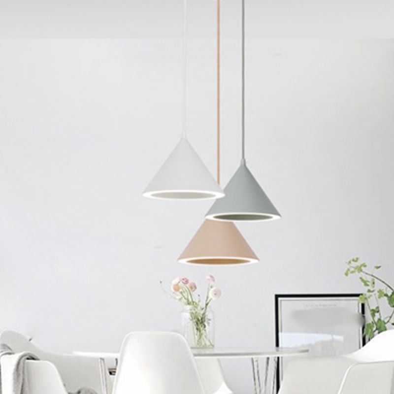 1 Light Cone sospeso a sospensione Modern Macaron in stile Macaron Impiccagione per il ristorante