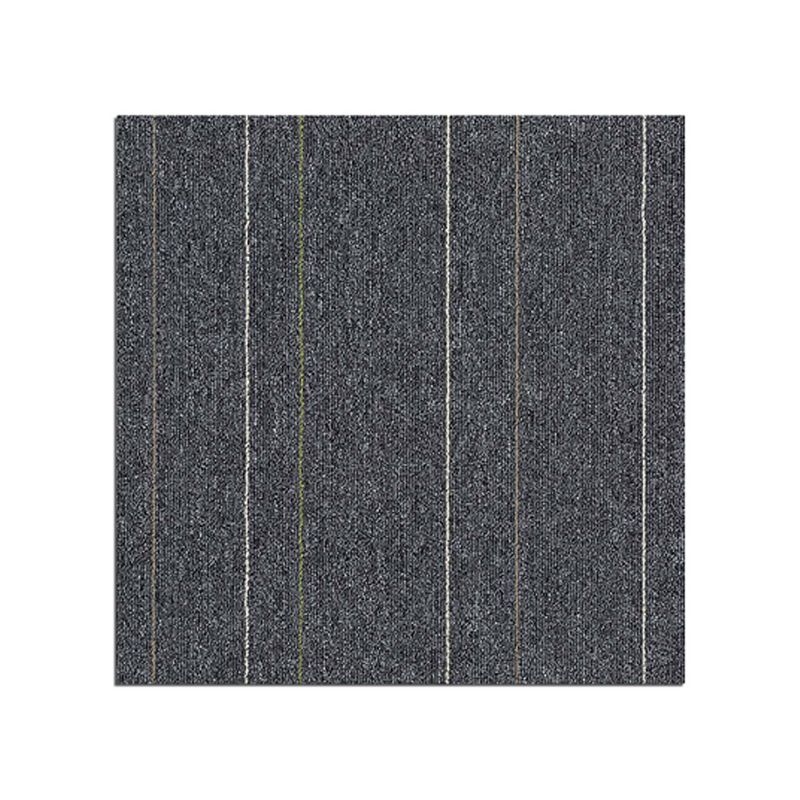 Gray Tone Level Loop Carpet Tile Solid Color Indoor Office Carpet Tile