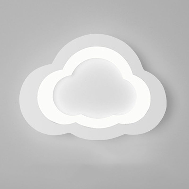 Metal Cloud Wall Mounted Lamps Modern Style 1 Light Wall Mount Lighting