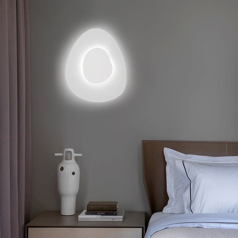 2-Light Geometric Wall Lamp Modern Metal Sconce Light for Bedroom
