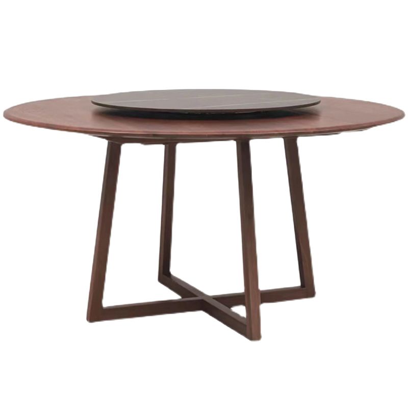 Pine Wood Modern Dining Set with Wooden Chairs 1/2/5 Pcs Dinette Set for Home