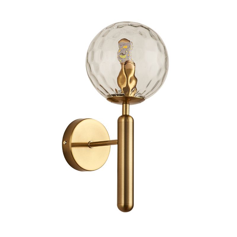 Sphere Shape Glass Sconce Light Modern Style Wall Sconce Lighting for Dining Room