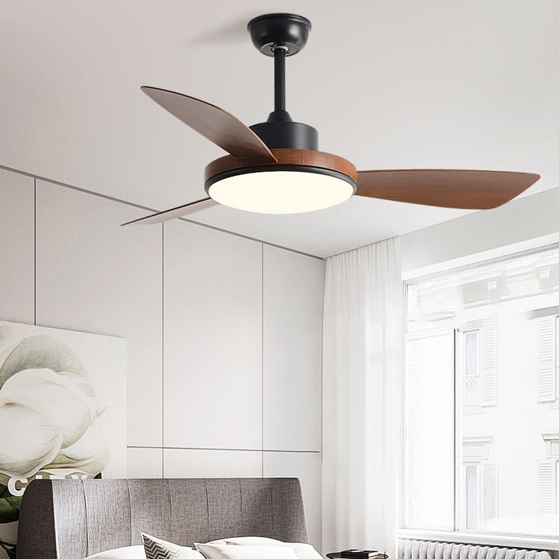 Unique Shape Ceiling Fan Light Kids Style Metal 1 Light Ceiling Fan Light Fixture