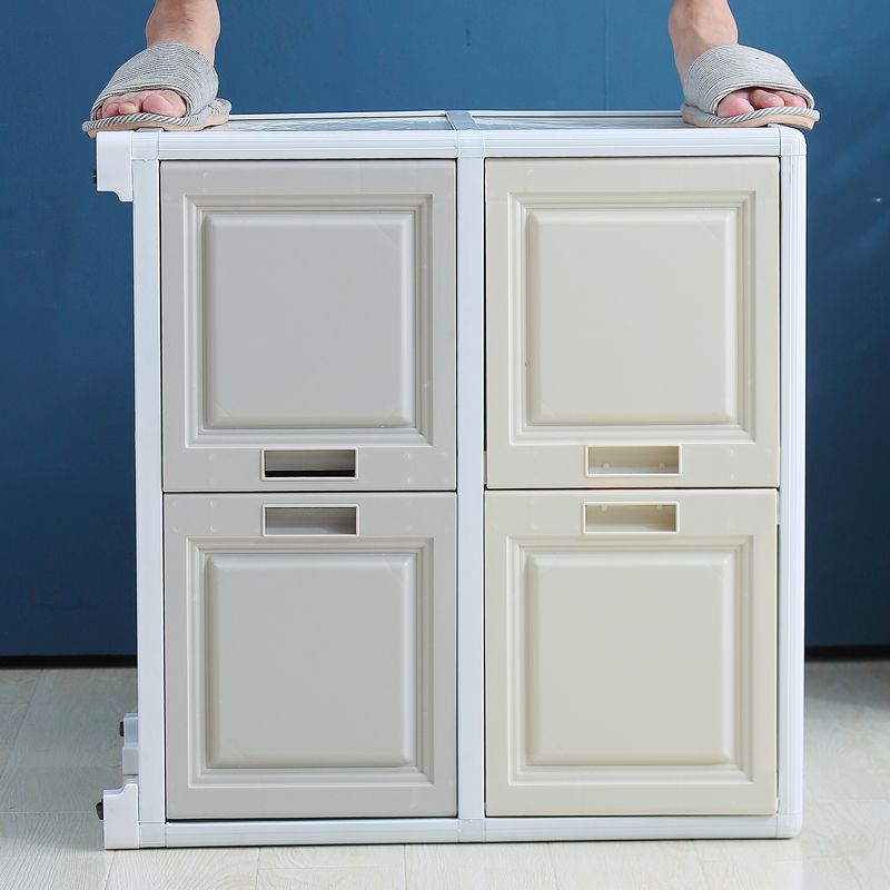 Modern Plastic Cabinets Sideboard Buffet Multicolored Living Room Buffet