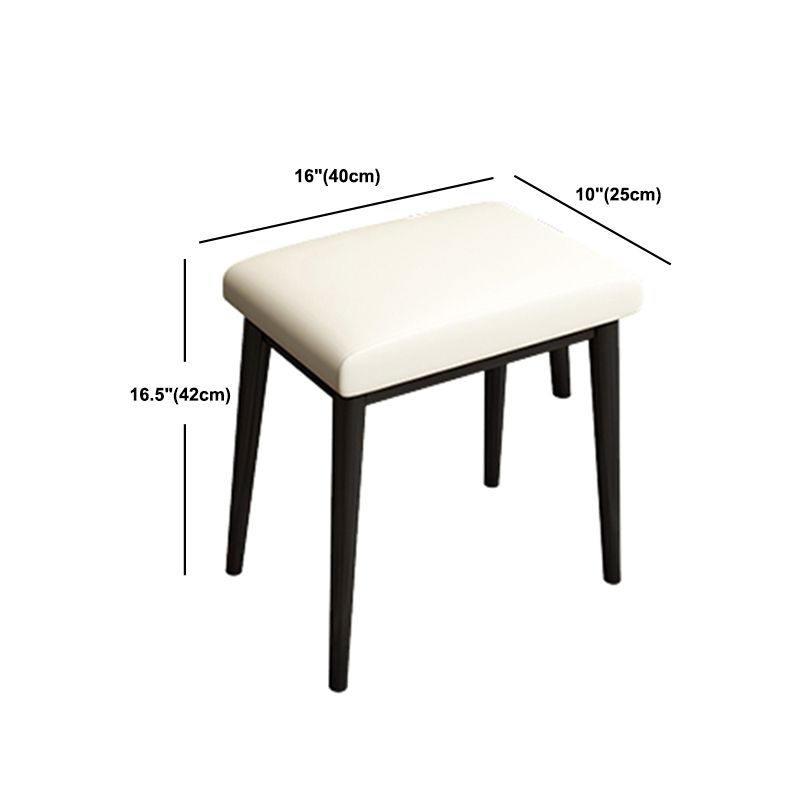 29.5" Height White Wooden Top Make-up Vanity with Drawer for Bedroom