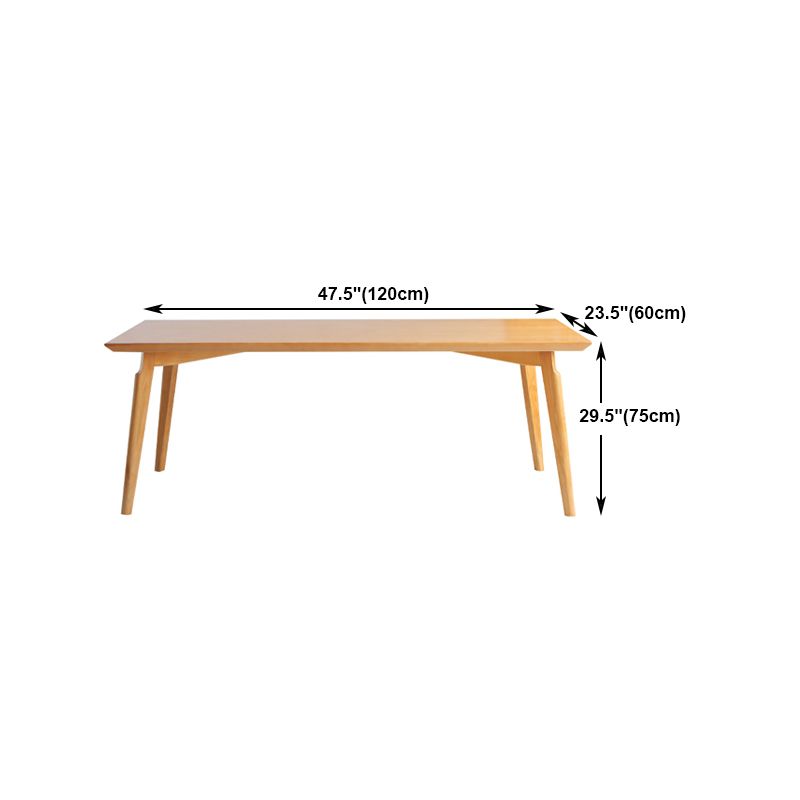 Modern 1/3/5/7 Pieces Dining Set Rectangle Pine Wood Dining Table for Dining Room