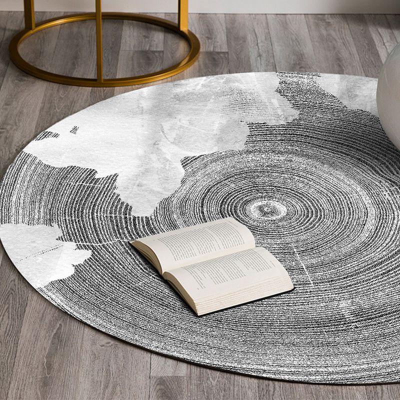 Prachtig ronde tapijt Modern polyester gebied Tapijt woonkamer tapijt met niet-slipachter