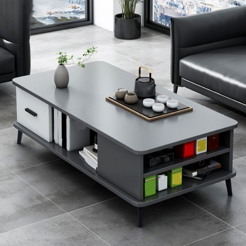 Rectangular Modern Simple Coffee Table 1 Single Cocktail Table for Home