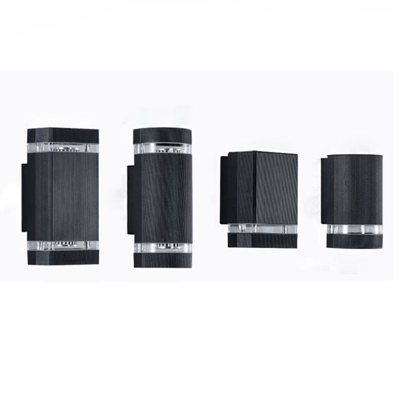 Multi -Lichter Geometrische Metallwandlicht leuchtet moderne Wandhalterung Leuchte in Schwarz