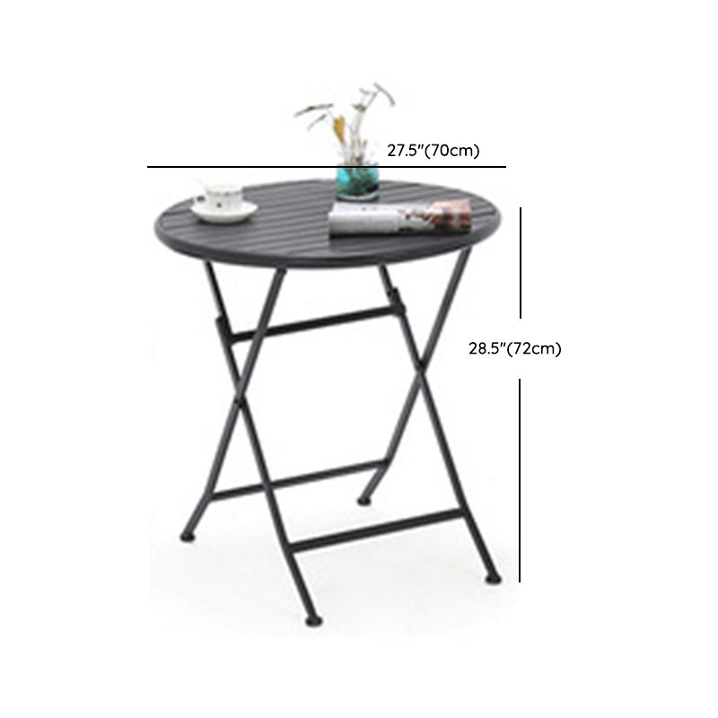 Modern 1/3 Pieces Metal Picnic Table Reclaimed Wood Picnic Table Set