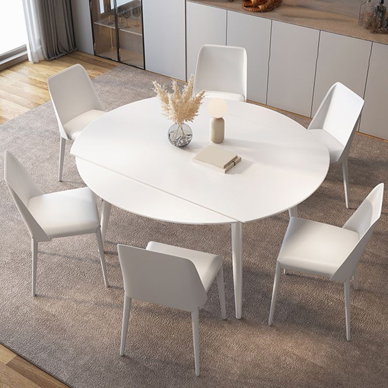 Sintered Stone Dining Table Modern Round Dining Table for Kitchen