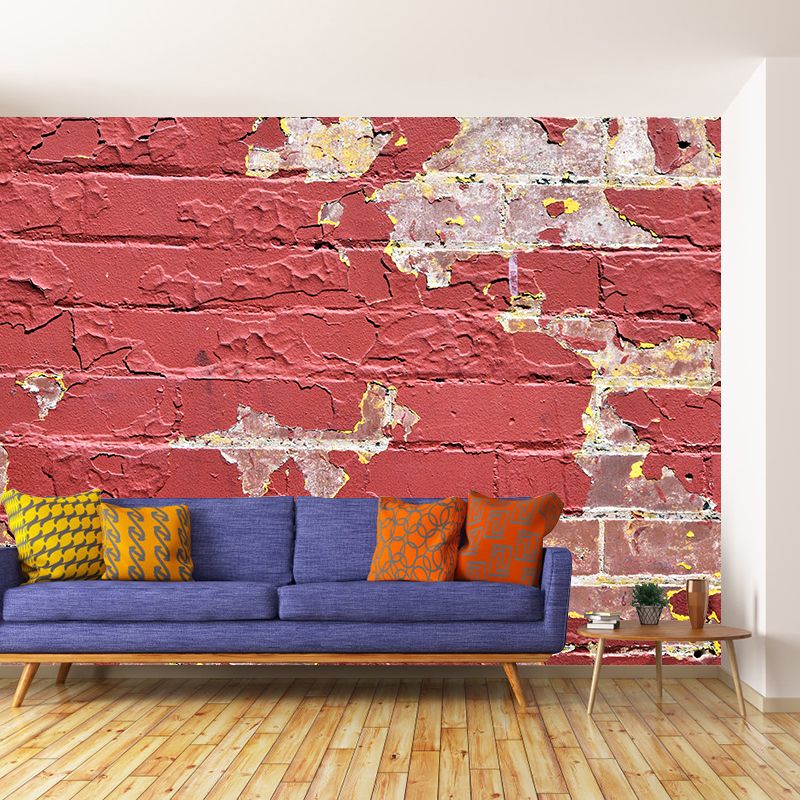 Brick Wall Covering Murals Environment Friendly Wallpaper Sitting Room Wall Decor