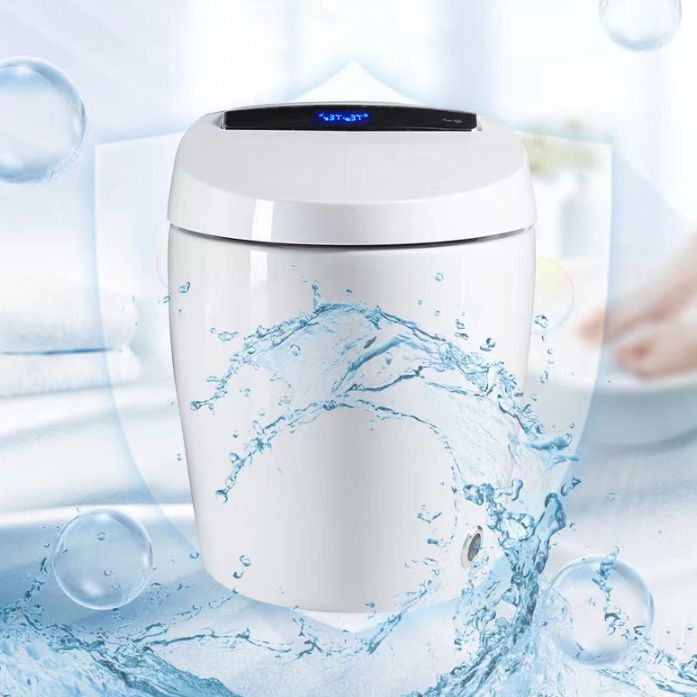 Modern Siphon Jet White Urine Toilet Wall Hung Flush Toilet with Toilet Seat