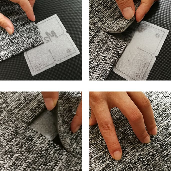 Indoor Carpet Tile Non-Skid Glue Down Install Carpet Tiles with Waterproof