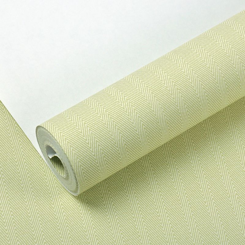 Minimalistische Zickzack-Webtapete in Pastellfarben, schlichte Wanddekoration für das Wohnzimmer