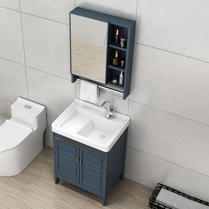 Modern Bathroom Vanity Freestanding 2 Doors Bathroom Vanity Set with Sink