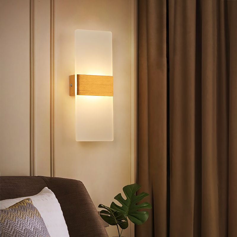 Acrylic Wall Light Fixture Modern Style Wall Light Sconce for Living Room
