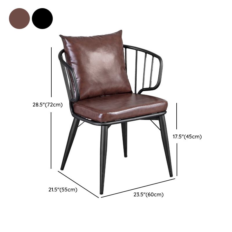 Solid Wood Dinette Set 1/2/3 Pcs Industrial Style Dining Set with Round Table