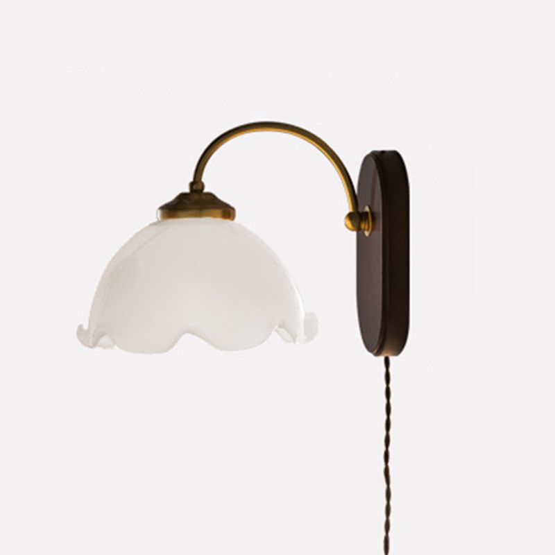 Éclairage mural géométrique en bois style contemporain 1 luminaire mural lumineux