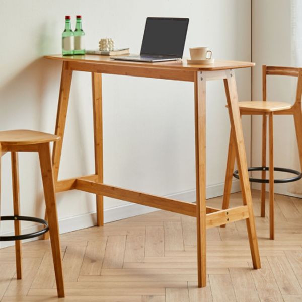 Contemporary Style Bar Set 1/2/3 Pieces Rectangle Pub Dining Set for Indoor