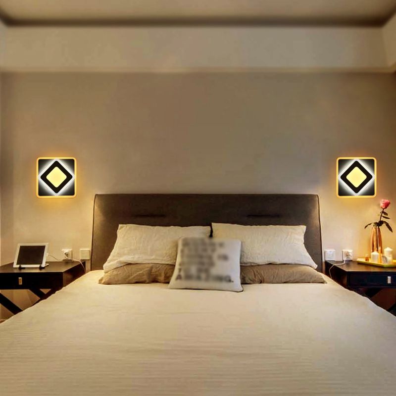Sconce Light Fixture Modern Style LED Metal Wall Sconce Lighting for Bedroom