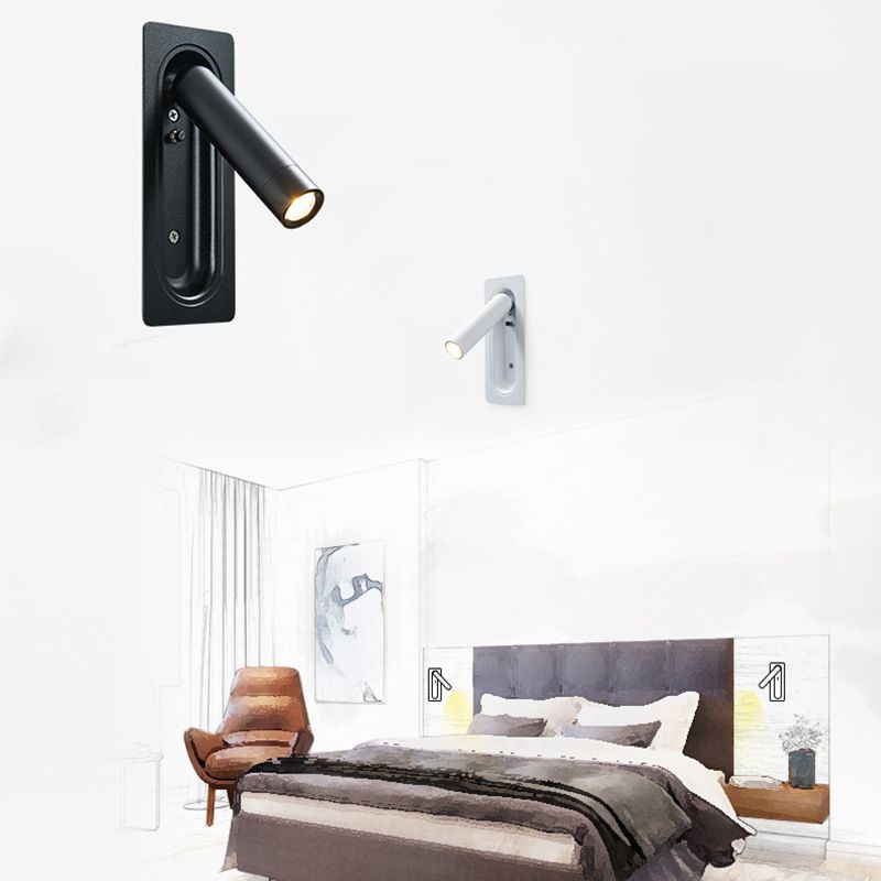 Modern Style Wall Washer Light Minimalist Metallic LED Wall Sconce for Sitting Room