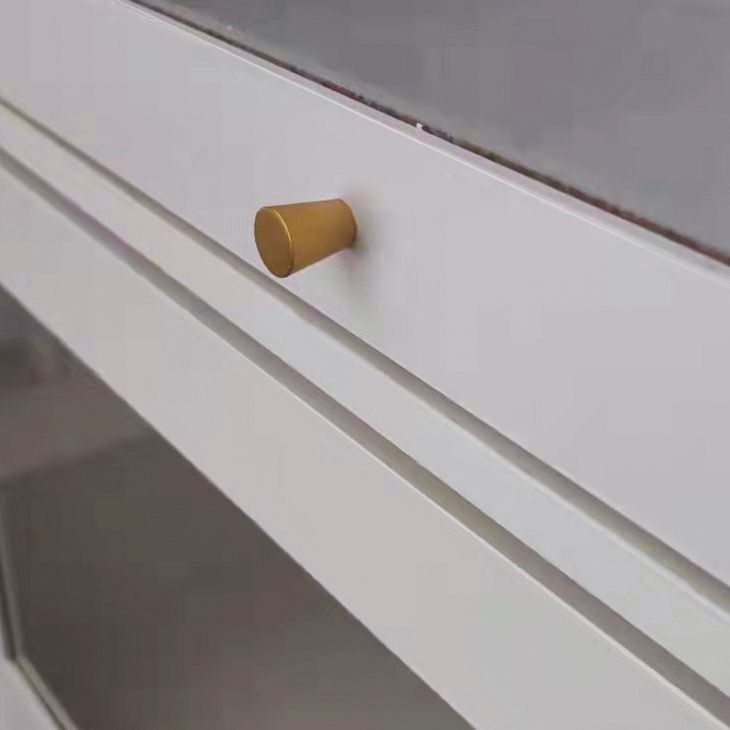 11.81 "W Bookcase Glam Style Scaffale per la casa e l'ufficio con porta