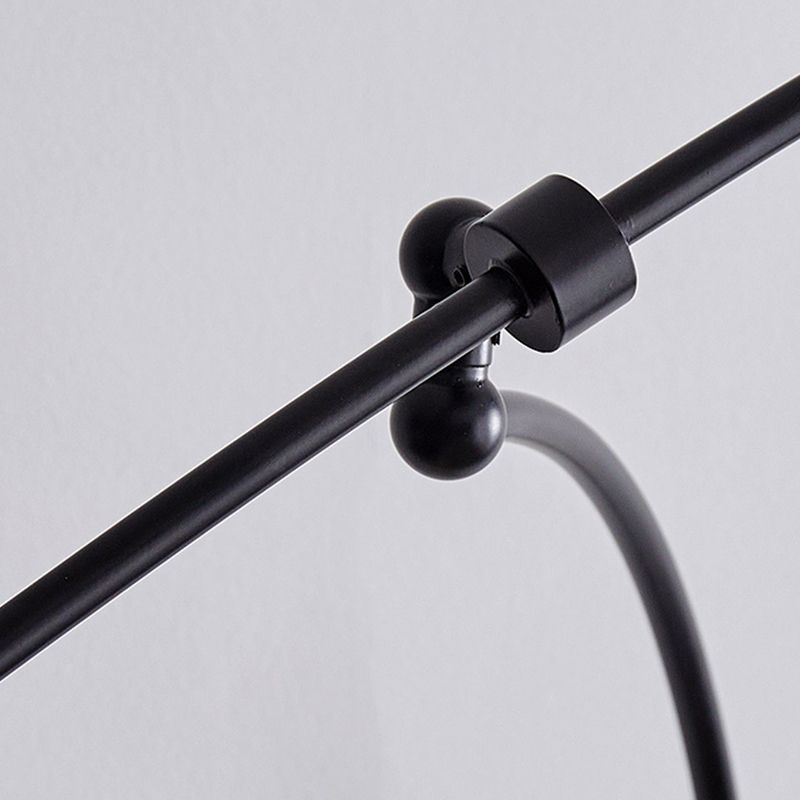 Nordic Style Metal Wall Sconce Adjustable Hat Shape Wall Light for Living Room