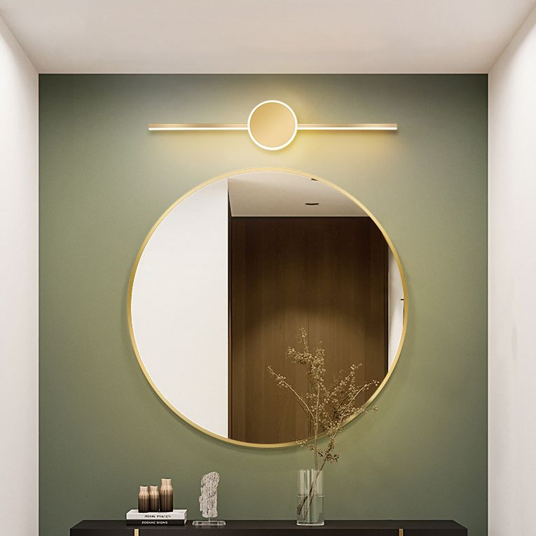 Moderne minimalistische stijl lineaire ijdelheid SCONCE Lights Metal Bar Light voor toilet