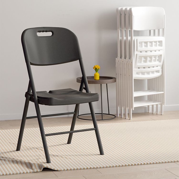 Silla de comedor de metal contemporáneo, silla lateral de comedor con respaldo abierto sin brazos para el hogar