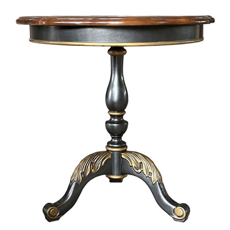 French Country Distressed Cocktail Table Wooden Coffee Table for Home