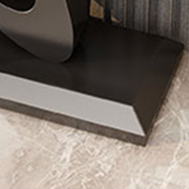Pedestal Glam Slate Rectangle Scratch Resistant Console Table
