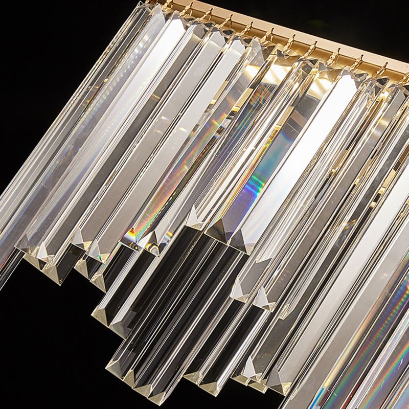 Crystal Contemporary Geometric Island Lighting Multi Lights Chandelier Lighting Fixtures
