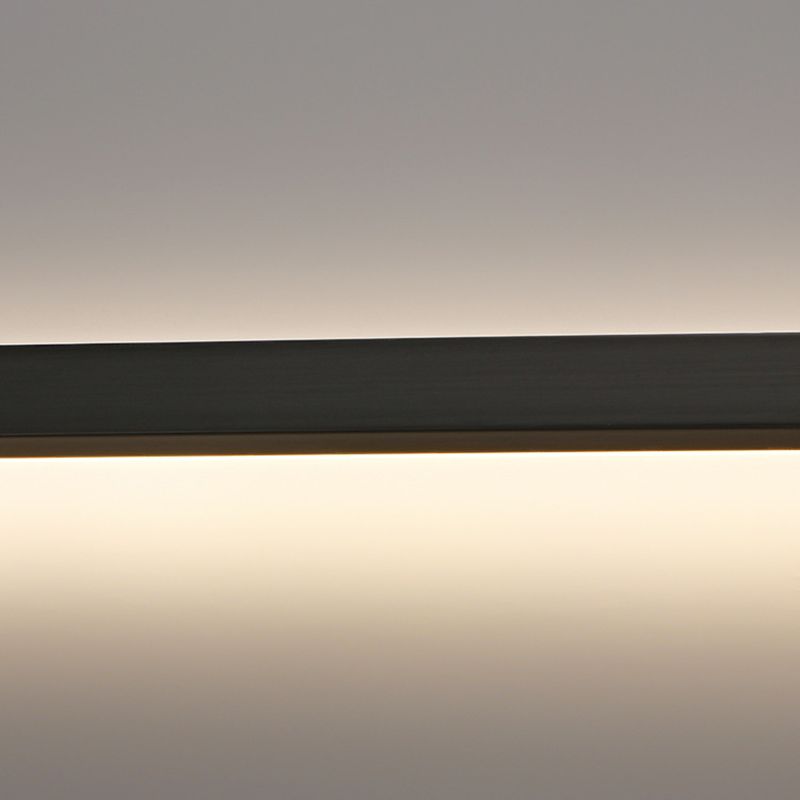 1 Light Linear Wall Mounted Lamps Modern Style Metal Wall Sconces