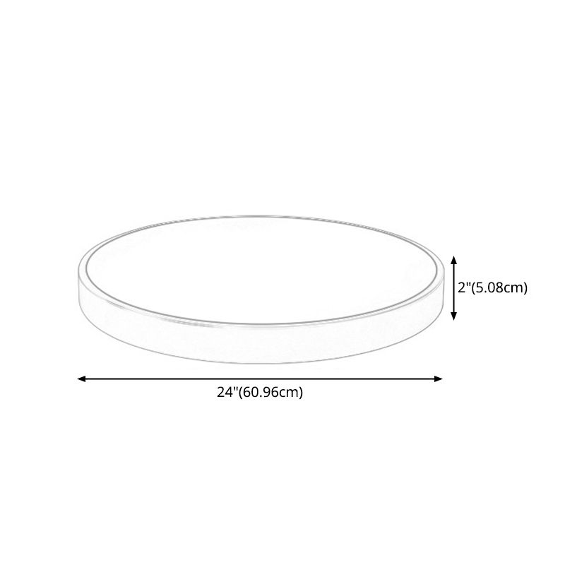 Luminaires encastrés géométriques de style moderne Éclairage de plafond encastré en acrylique à 1 lumière