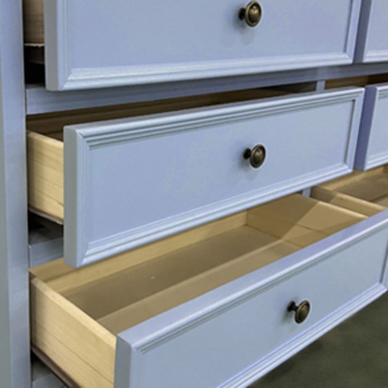 Coastal Dresser Manufactured Wood Storage Chest Dresser for Bedroom