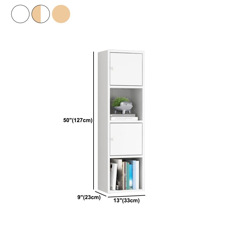Scandinavian Manufactured Wood Floating Bookcase 9-inch Wide Bookshelf