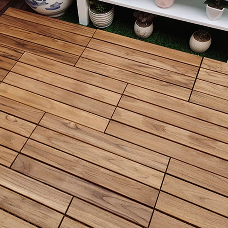 Composite Interlocking Flooring Tiles Outdoor Wood Floor Planks
