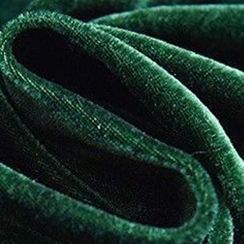 Flower Shape Pouf Velvet Pure Color Scratch Resistant Upholstered Pouf